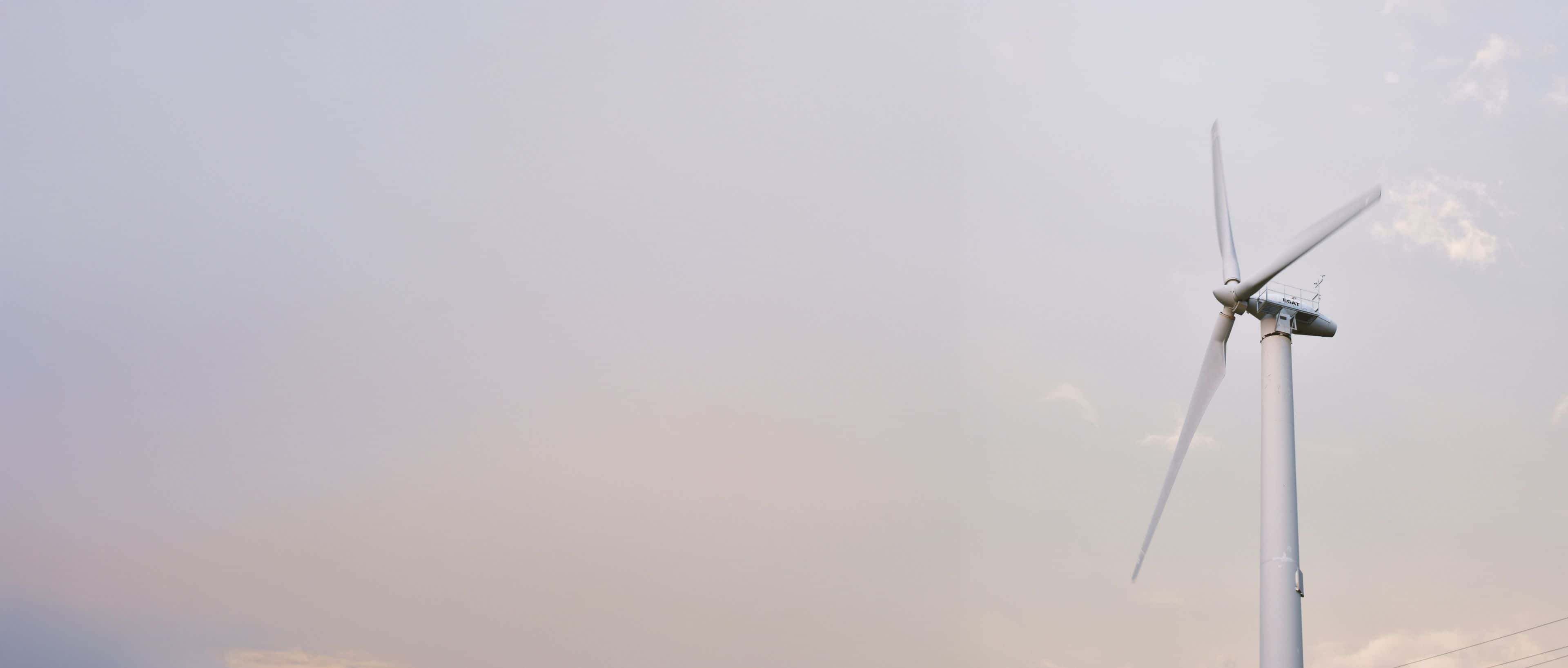 Windenergieanlage zur nachhaltigen und erneuerbaren Stromproduktion