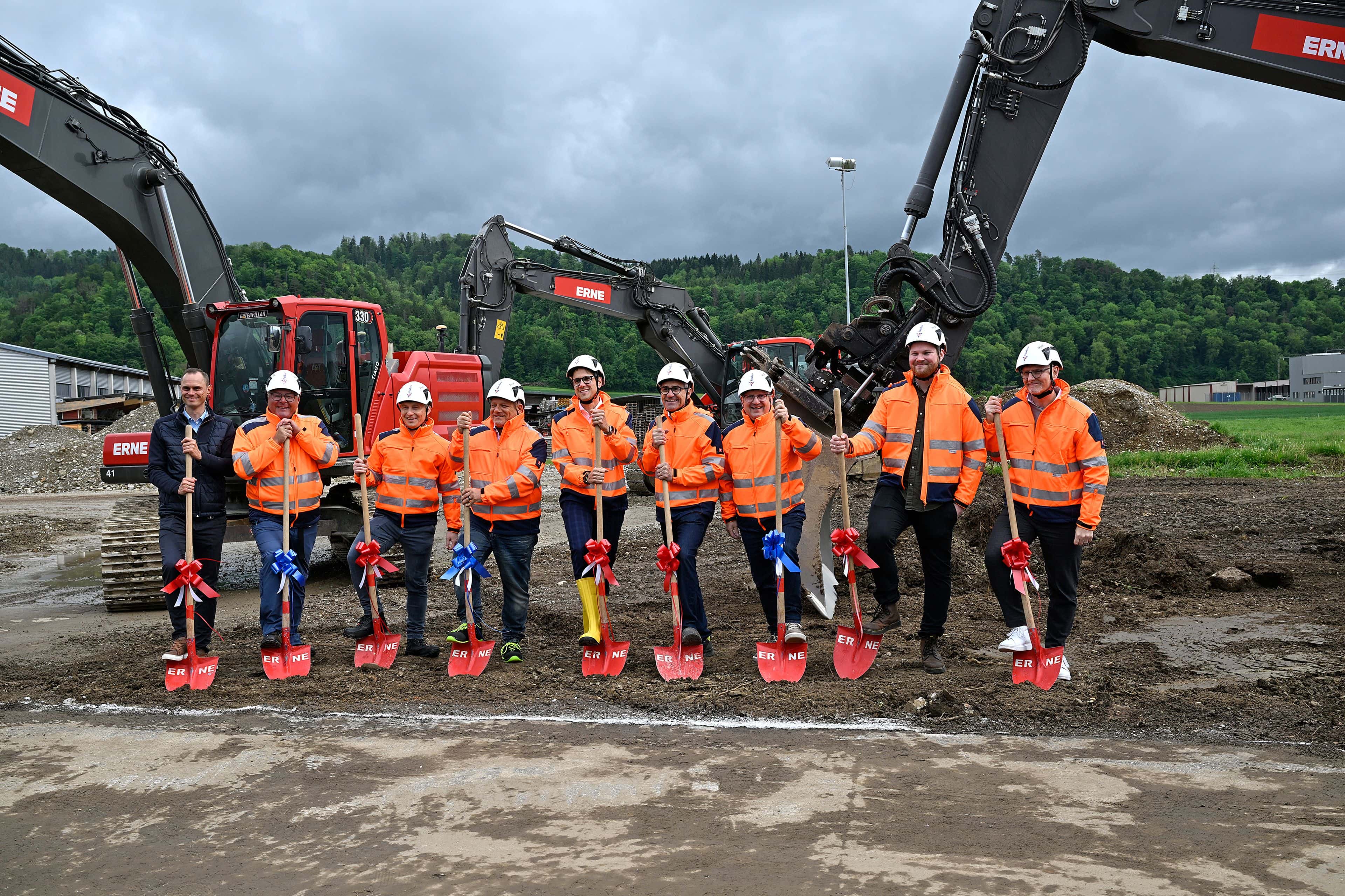 Gruppenfoto Spatenstich, Geschäftsleitung